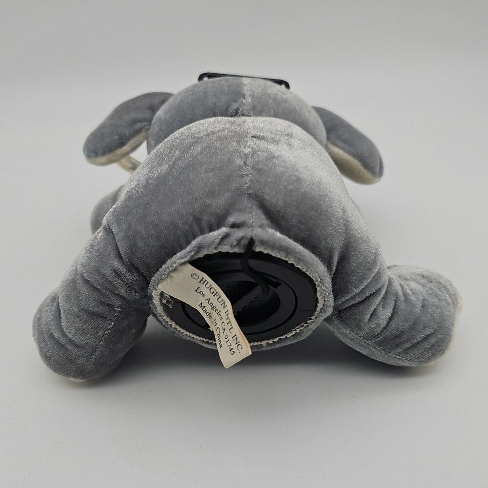 Safari Elephant Shaped Piggy Bank Soft Plush Gray 6" Tall with Tags, NO SOUND - Picture 6 of 12